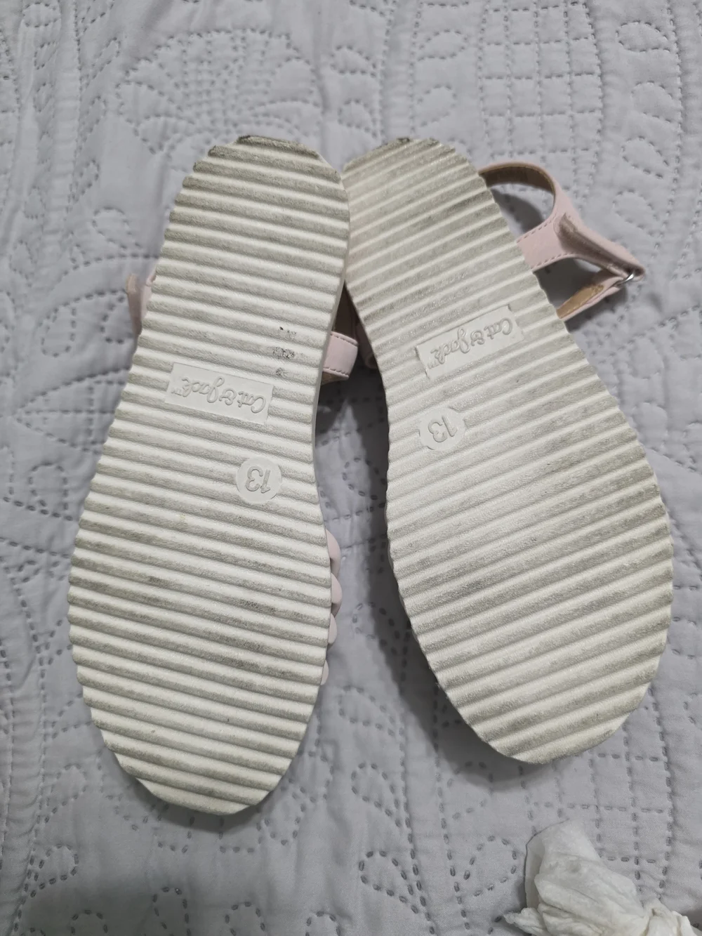 Cat & Jack Light Pink Knotted Strap Girls' Sandals